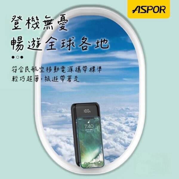 A391PD 超輕薄13000 22.5W LED精準數顯  PD快充電源