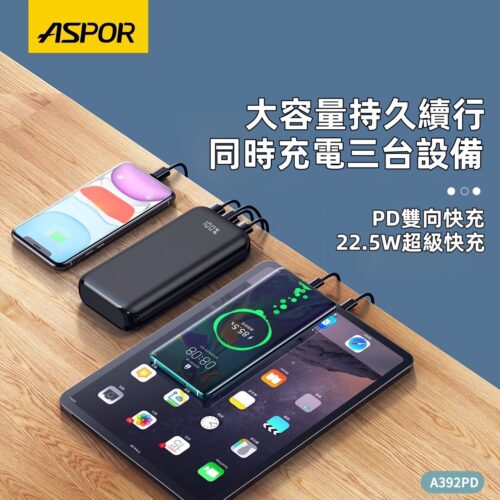A392PD 大容量PD數顯快充