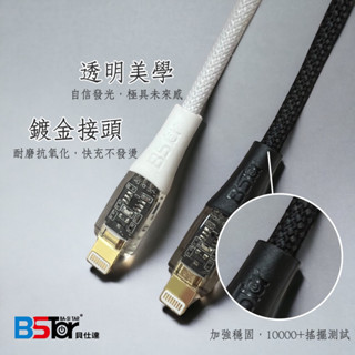 PD-15/CC-15 PD透明發光快充線