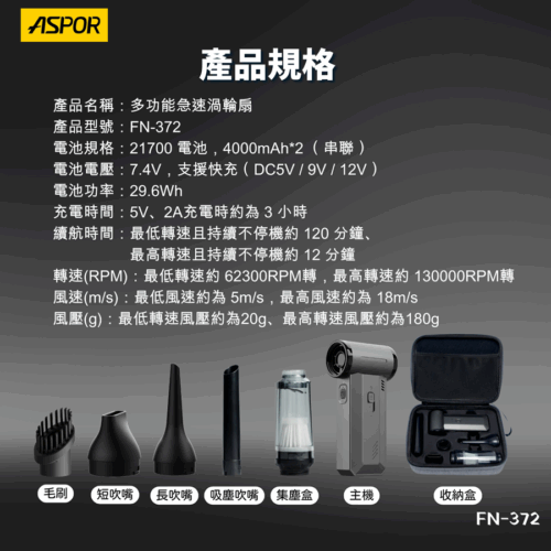 FN-372 多功能急速渦輪扇