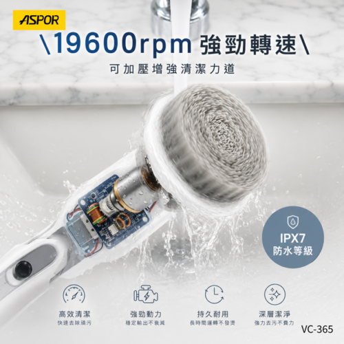 VC-365 速淨刷 多角度電動清潔機
