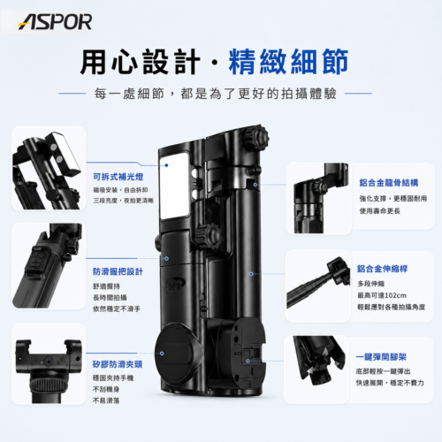 S18 PLUS AI智能跟拍穩定器